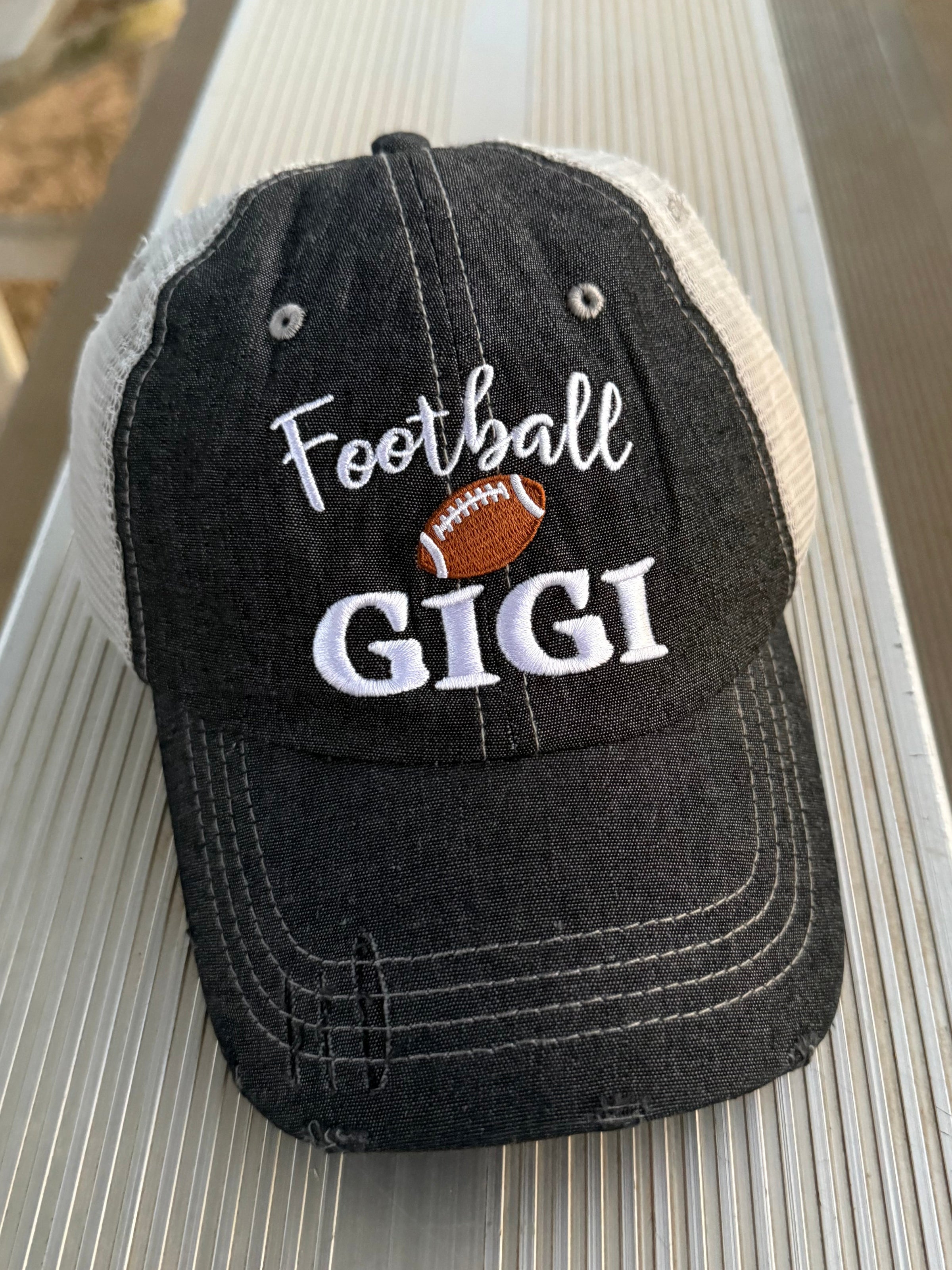 Football GIGI Grandma Mesh Embroidered MESH Hat Trucker Hat Cap -308