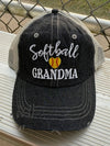 Softball Grandma Mesh Embroidered MESH Hat Trucker Hat Cap -260