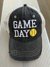 Game Day Softball MOM Hat Softball LOVE Softball MOM Softball Grandma Mimi Gigi Nana Aunt Sister Mesh Embroidered MESH Hat Trucker Hat Cap
