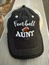 Football Aunt Mesh Embroidered MESH Hat Trucker Hat Cap