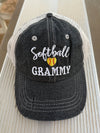 Softball Grammy Mesh Embroidered MESH Hat Trucker Hat Cap -254