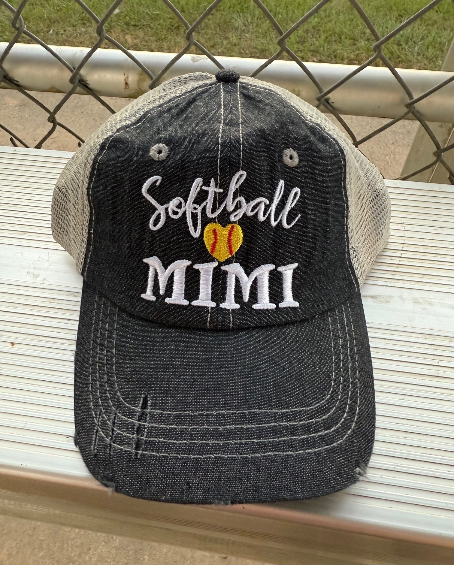 Softball Mimi Grandma Mesh Hat Cap -246