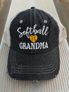 Softball Grandma Mesh Embroidered MESH Hat Trucker Hat Cap -260