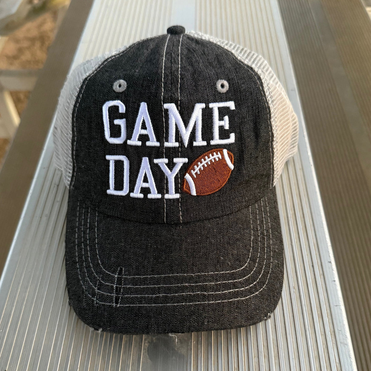 Game Day Football Hat Baseball Football Mom -290 – Cocomo Soul display picture 1