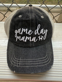 Cocomo Soul Game Day Mama Soccer Mom MESH Embroidered Hat  -334