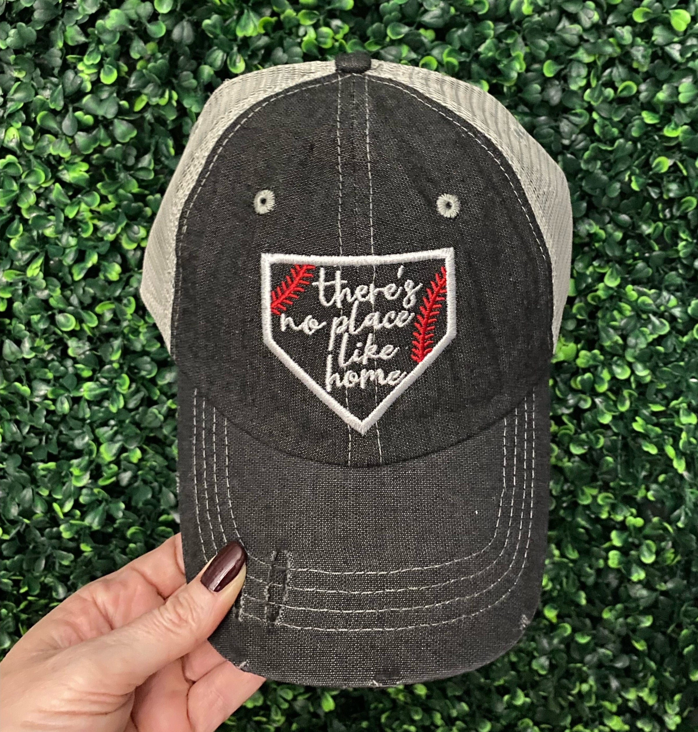 There's No Place Like Home Baseball MOM Softball MOM Hat