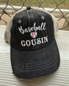 Baseball Cousin Mesh Embroidered MESH Hat Trucker Hat Cap -230