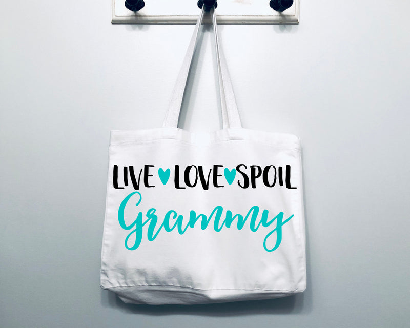 Live Love Spoil Grammy Tote Bag Gift Bag
