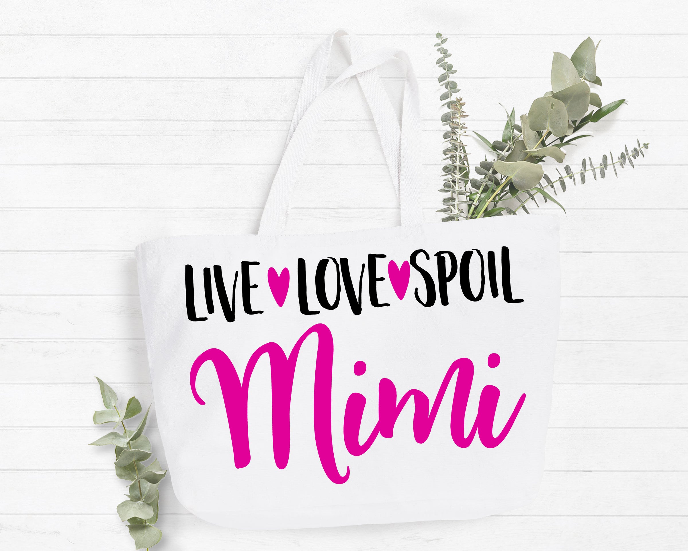Live Love Spoil Mimi Tote Bag Mimi Gift Bag