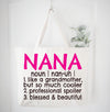 Nana Tote Bag Nana Christmas Gifts Best Nana Nanas Beach Bag Nana Getaway Bag Nana Present Nana Gifts