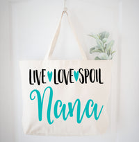 Live Love Spoil Nana Tote Bag Gift bag
