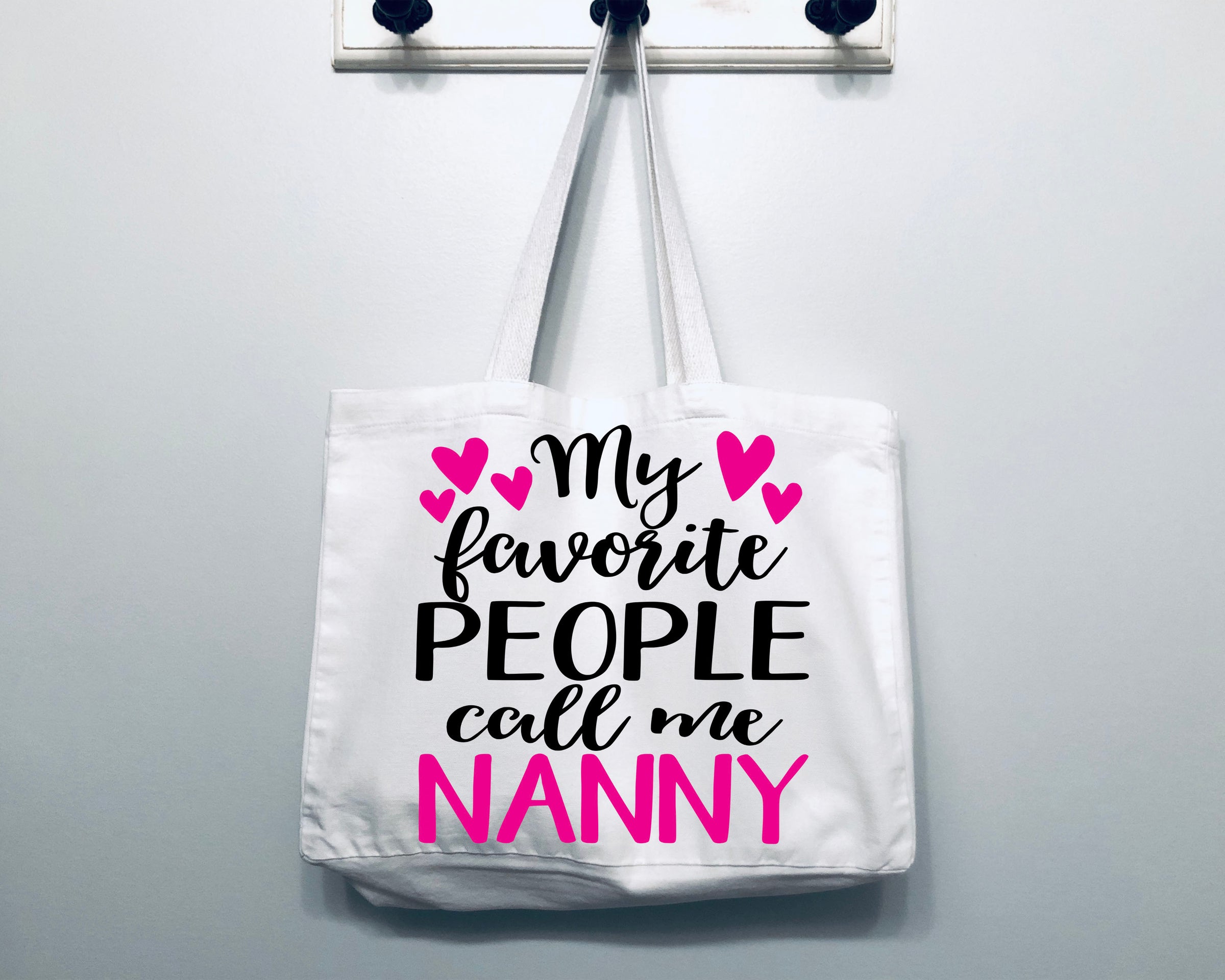 My Favorite People Call Me Nanny Tote Bag Gift Bag