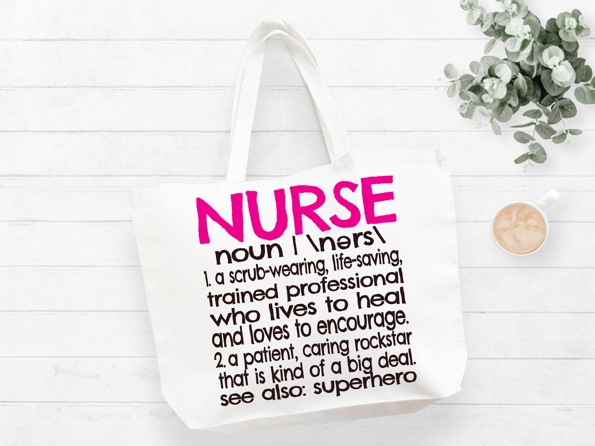 Nurse Definition Tote Bag Gift Bag