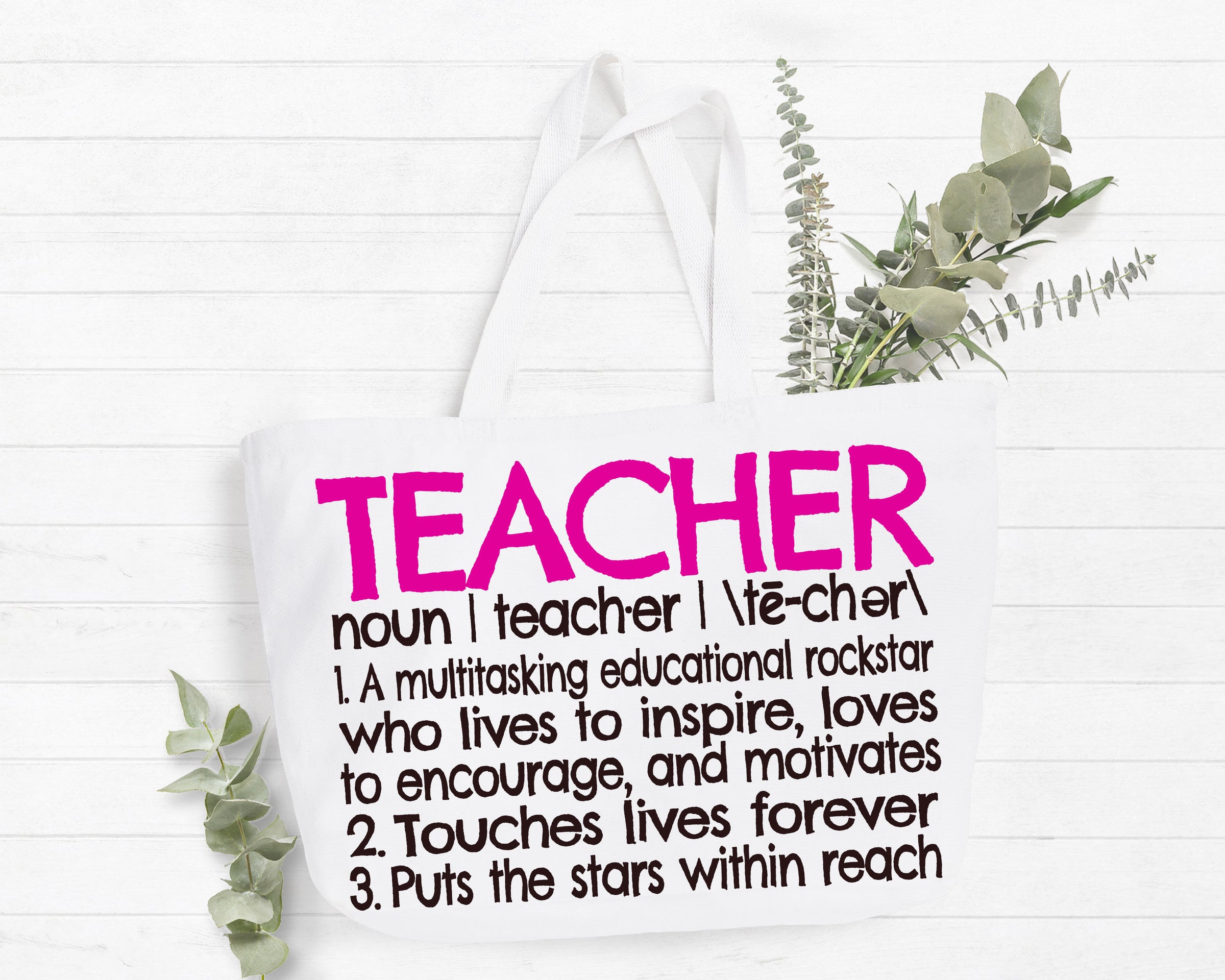 Teacher Definition Tote Bag Gift Bag