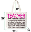 Teacher Definition Tote Bag Gift Bag