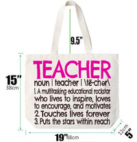Teacher Definition Tote Bag Gift Bag