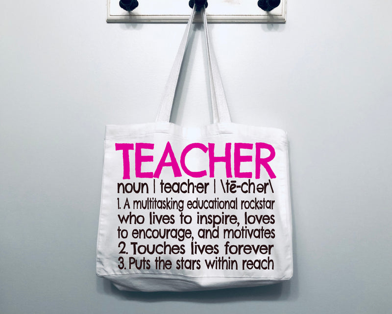 Teacher Definition Tote Bag Gift Bag