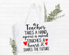 A Teacher Takes A Hand Opens A Mind Touches A Heart and Shapes A Future Tote Bag Gift Bag