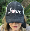 Love Baseball Mom Mesh Embroidered MESH Hat Cap -220