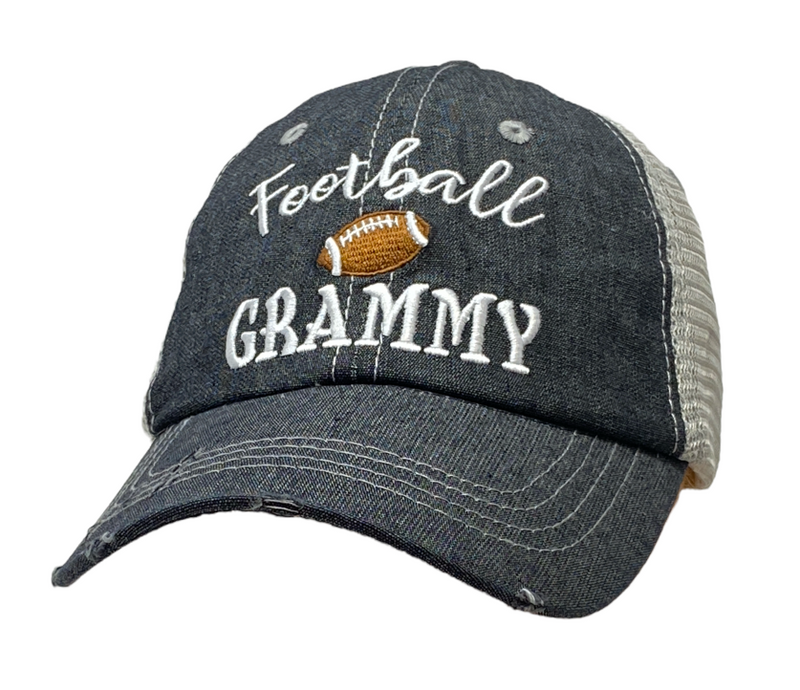 Football Grammy Embroidered Hat