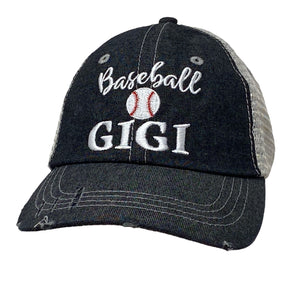 Baseball Gigi Grandma Mesh Embroidered MESH Hat Trucker Hat Cap -216