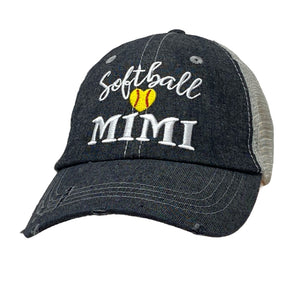 Softball Mimi Grandma Mesh Hat Cap -246