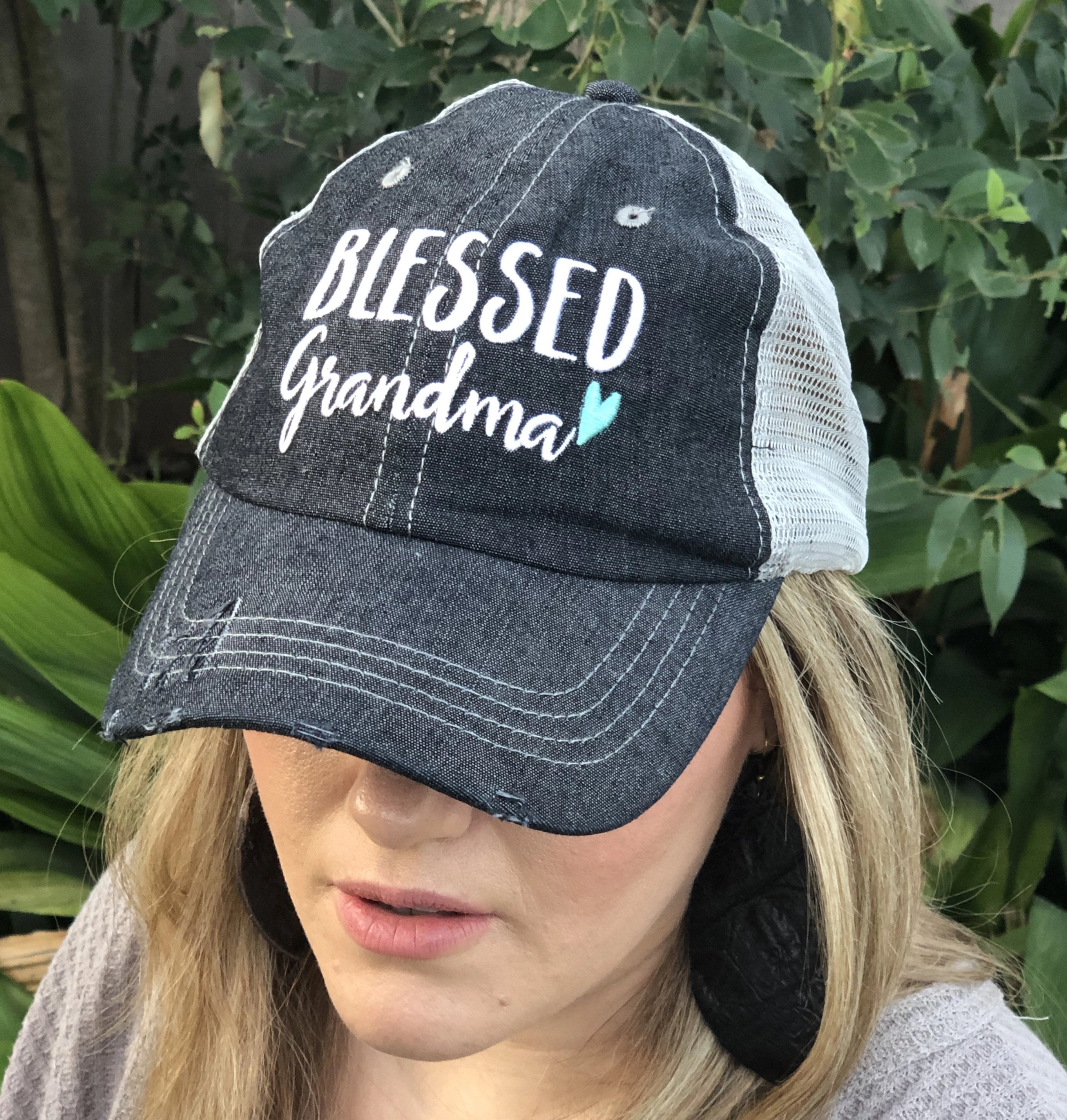 Blessed Grandma Embroidered Hat Cap Grandma Gift Mothers Day Gift