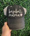 Baseball Mama MOM Mesh Embroidered MESH Hat Trucker Hat Cap -222