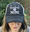 Baseball Mimi Grandma Mesh Embroidered MESH Hat Trucker Hat Cap -224