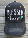 Blessed Aunt Embroidered Hat Cap