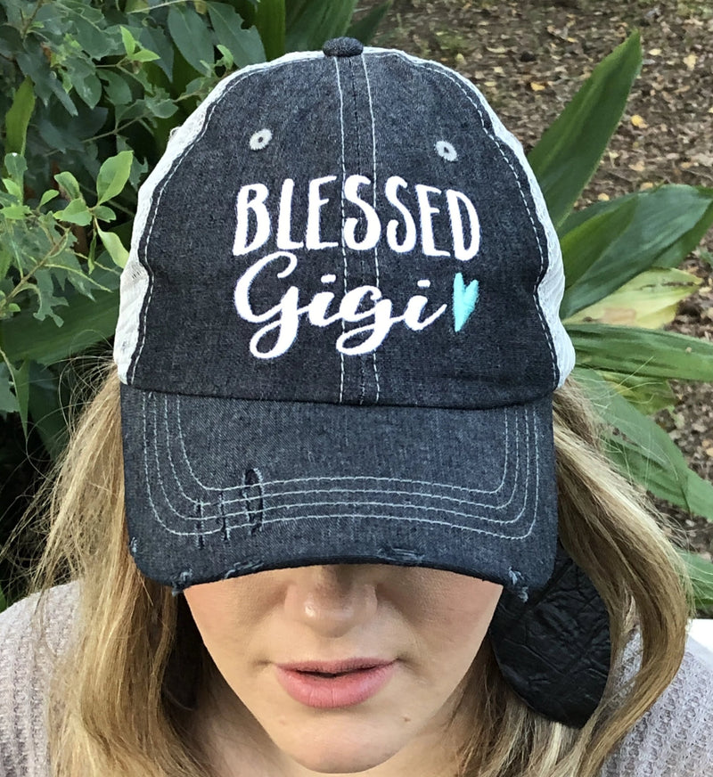 Blessed Gigi Embroidered Hat Cap