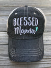 Blessed Mama Embroidered Hat Cap
