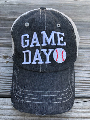 Game Day Baseball Embroidered Hat -210