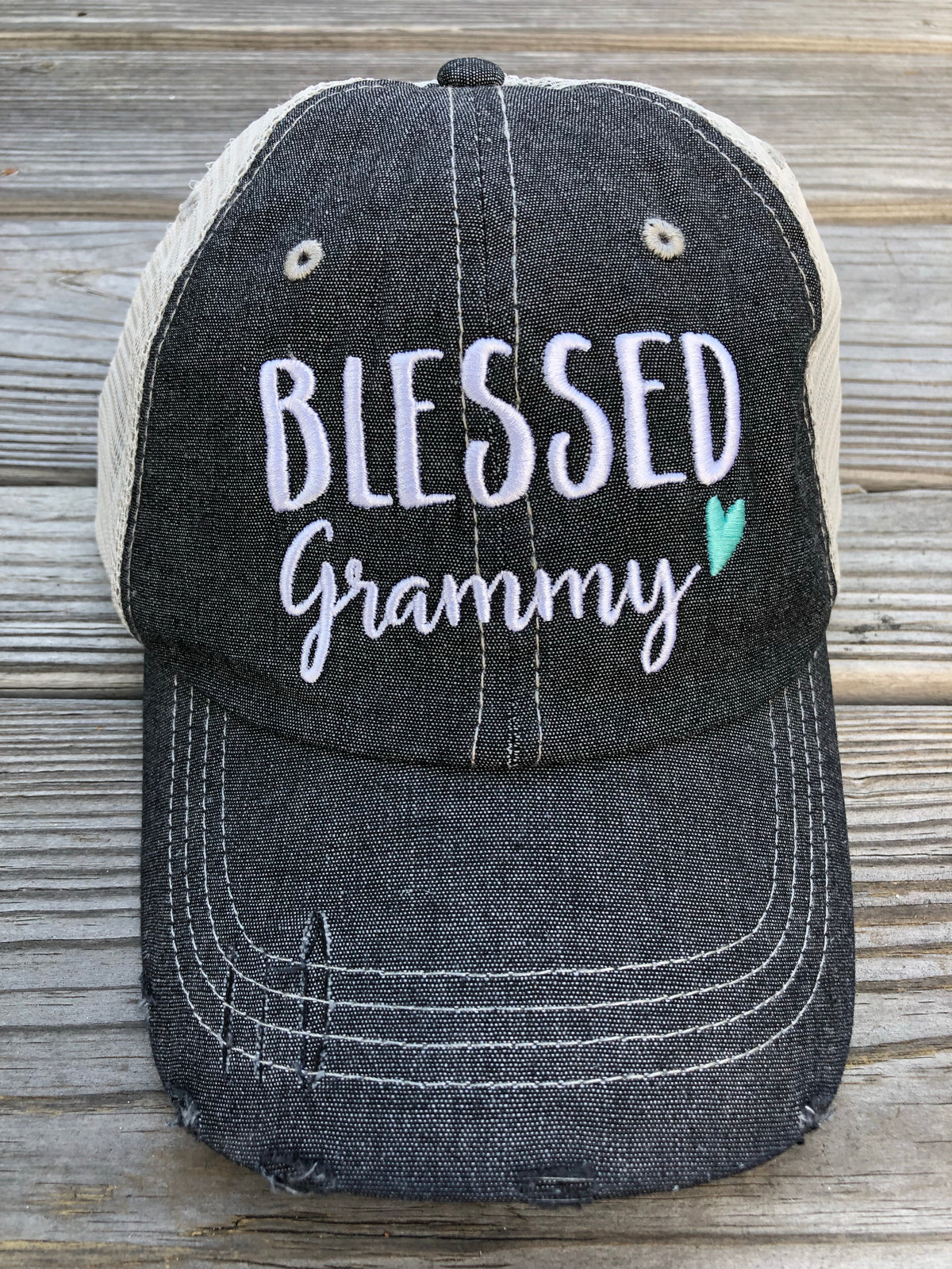 Blessed Grammy Embroidered Hat Cap