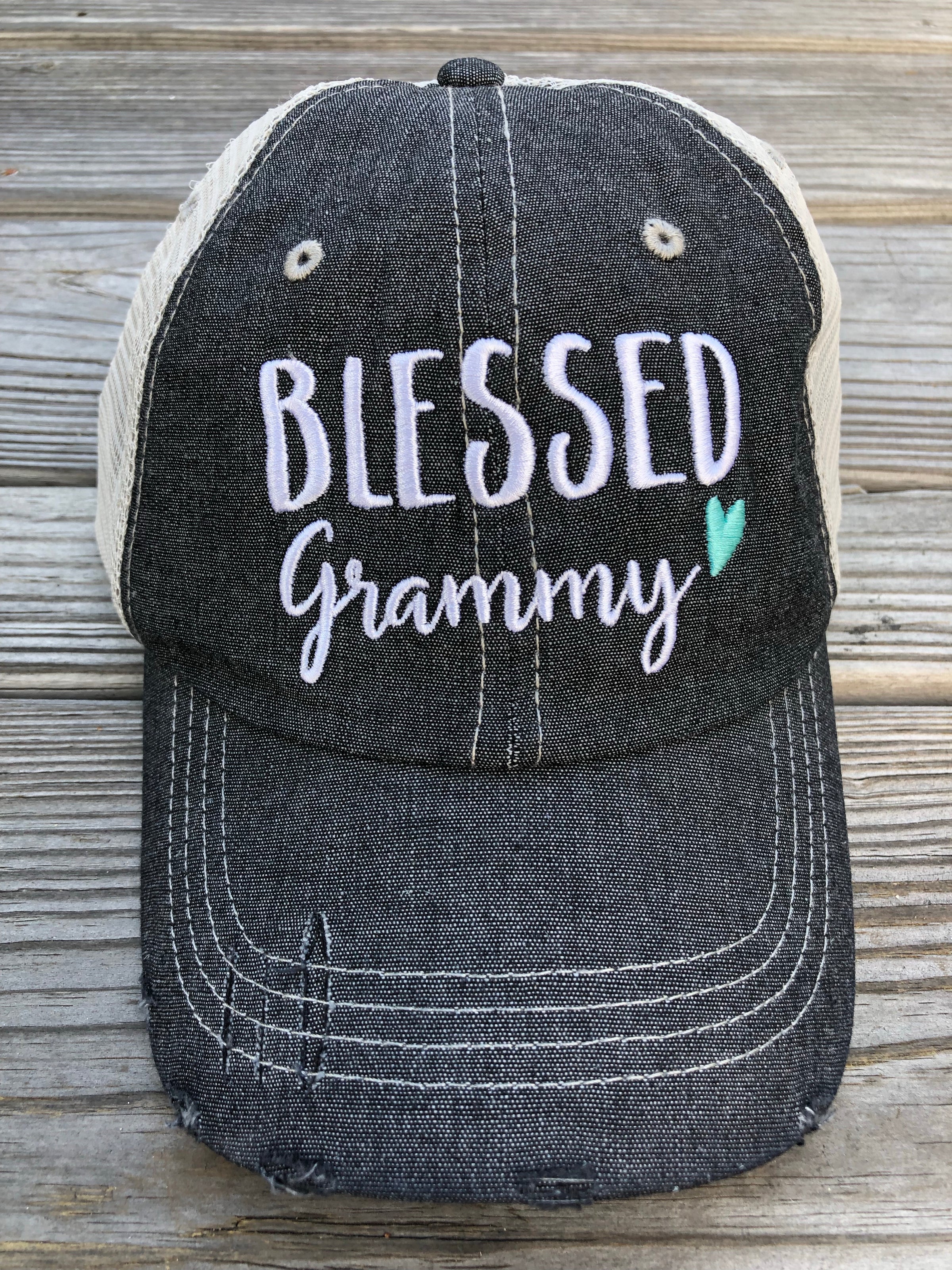 Blessed Grammy Embroidered Hat Cap