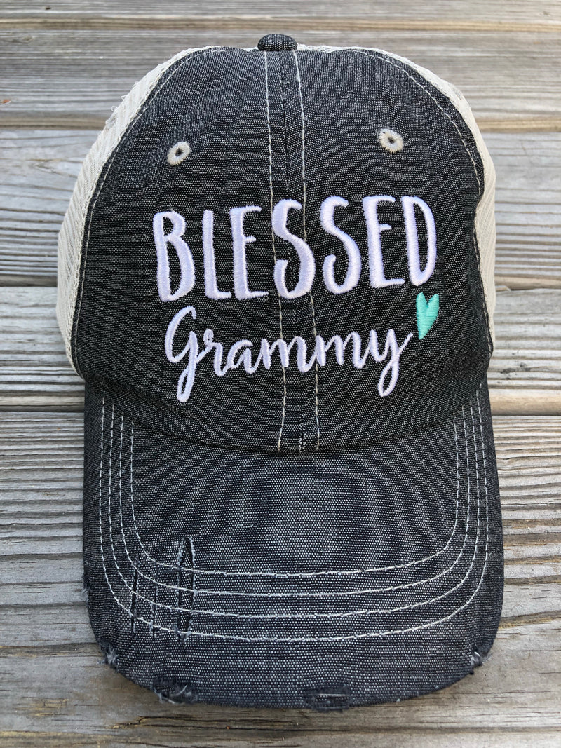 Blessed Grammy Embroidered Hat Cap