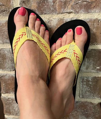 Softball flip flops wholesale hot sale