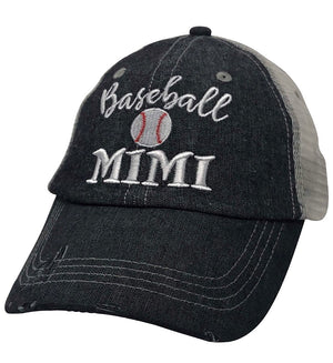 Baseball Mimi Grandma Mesh Embroidered MESH Hat Trucker Hat Cap -224