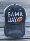 Game Day Football Mesh Embroidered MESH Hat Baseball Football Mom Trucker Cap Trucker Hat -290