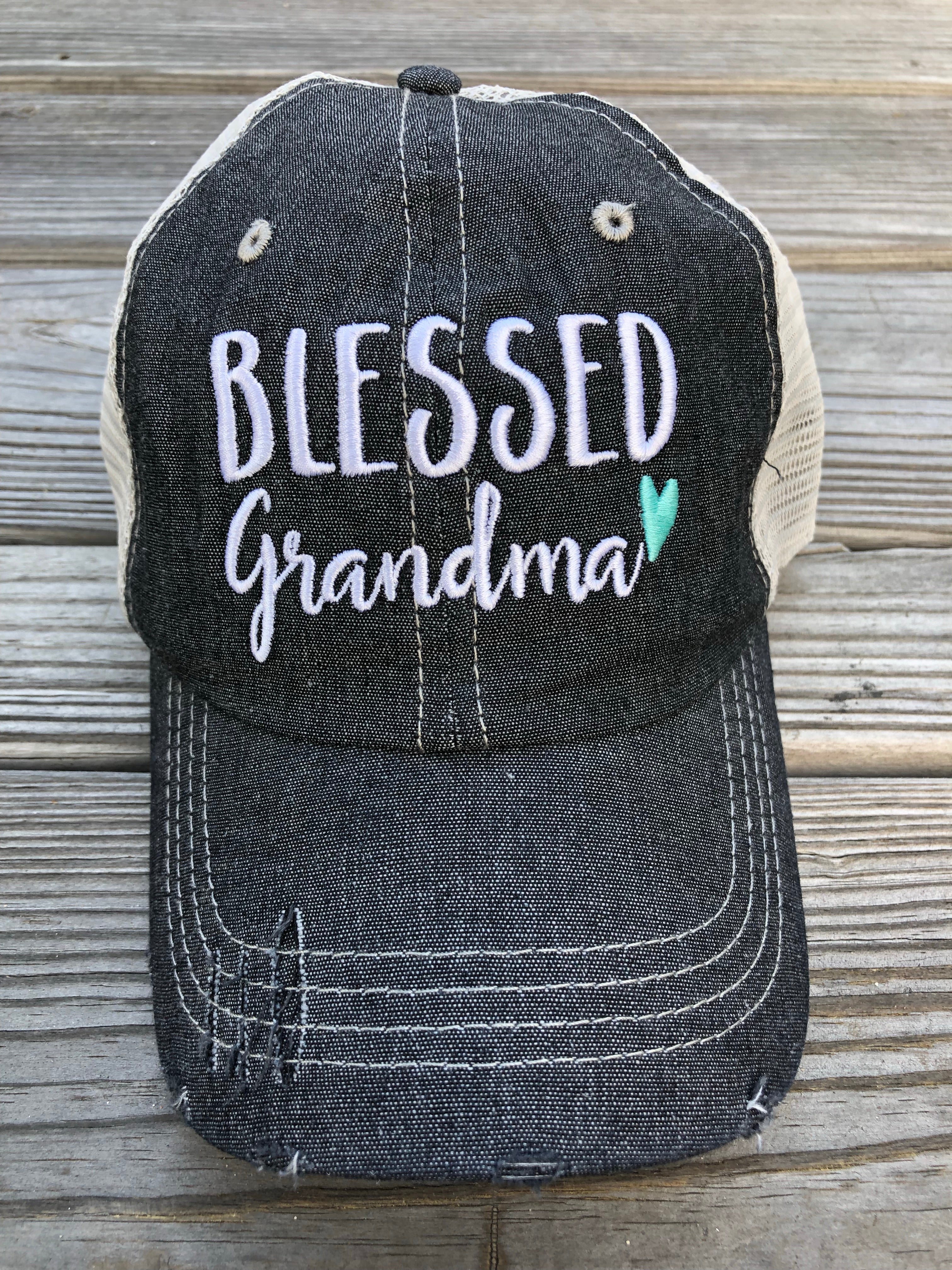 Blessed Grandma Embroidered Hat Cap Grandma Gift Mothers Day Gift