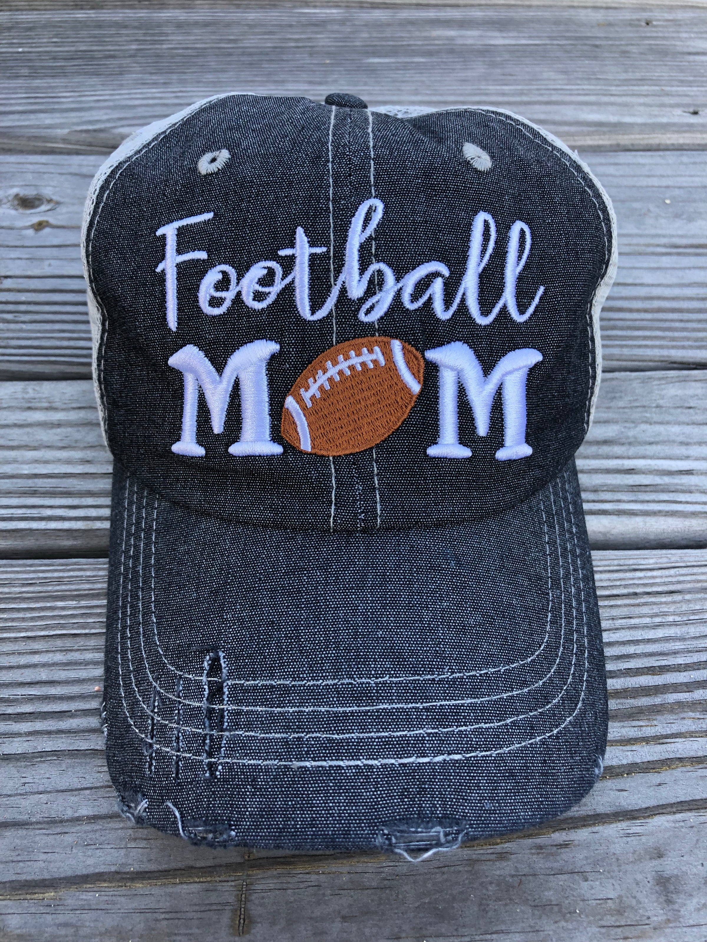 Football MOM Embroidered Hat