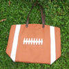 Oversize Football Canvas Bag Tote