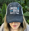 Cruise Hair Don't Care Distressed Trucker Hat