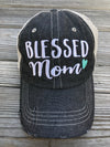 Blessed Mom Embroidered Hat Cap