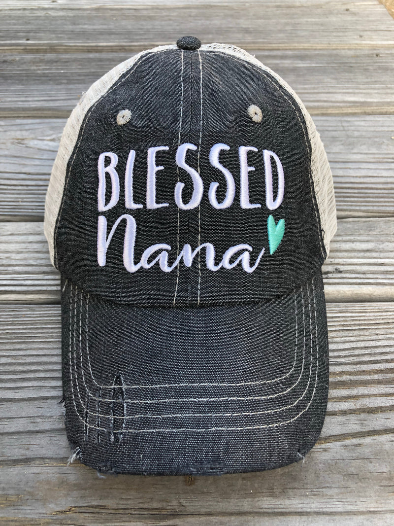 Blessed Nana Embroidered Hat Cap