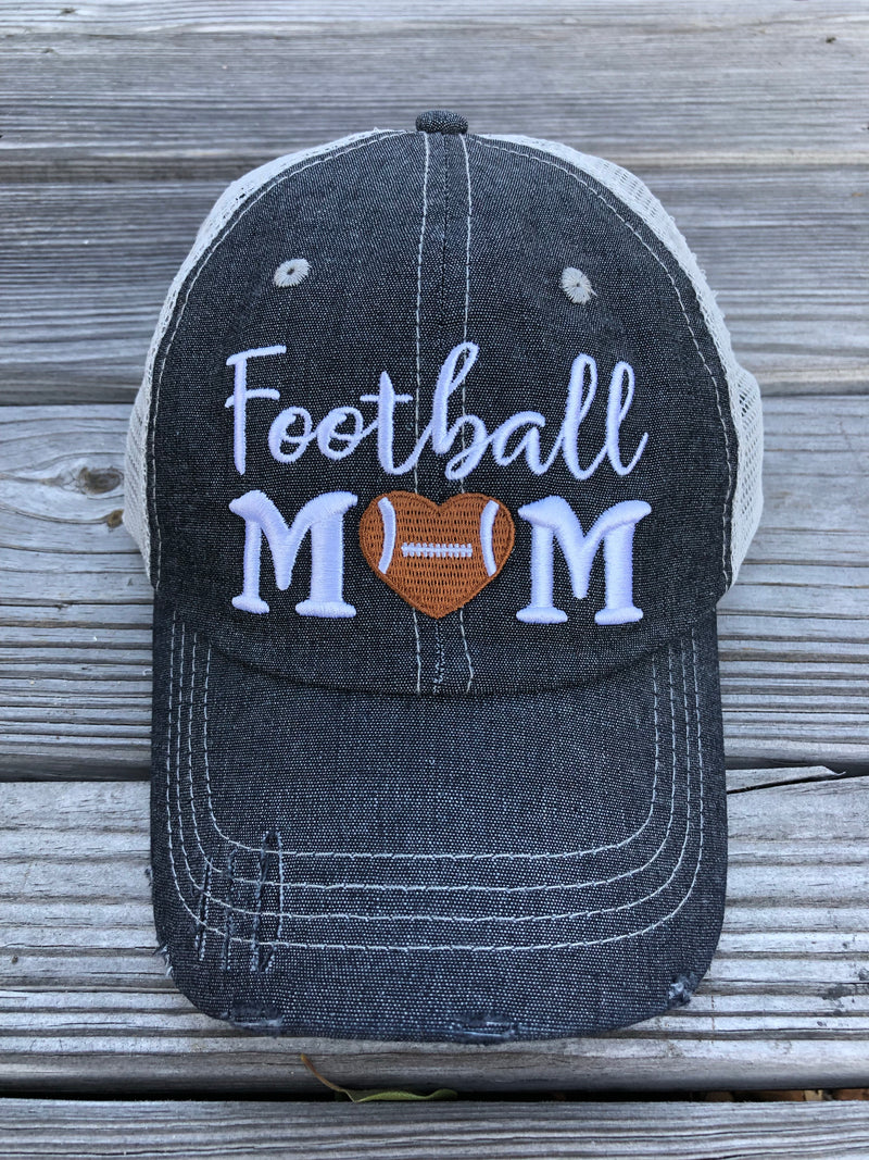 Football MOM Embroidered Hat