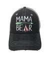 Mama Bear Embroidered Hat Cap