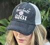 Baseball Gigi Grandma Mesh Embroidered MESH Hat Trucker Hat Cap -216