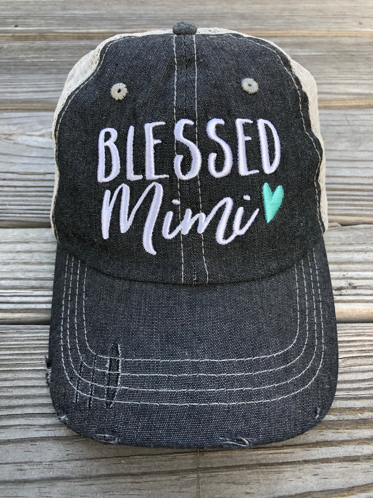 Blessed Mimi Embroidered Hat Cap