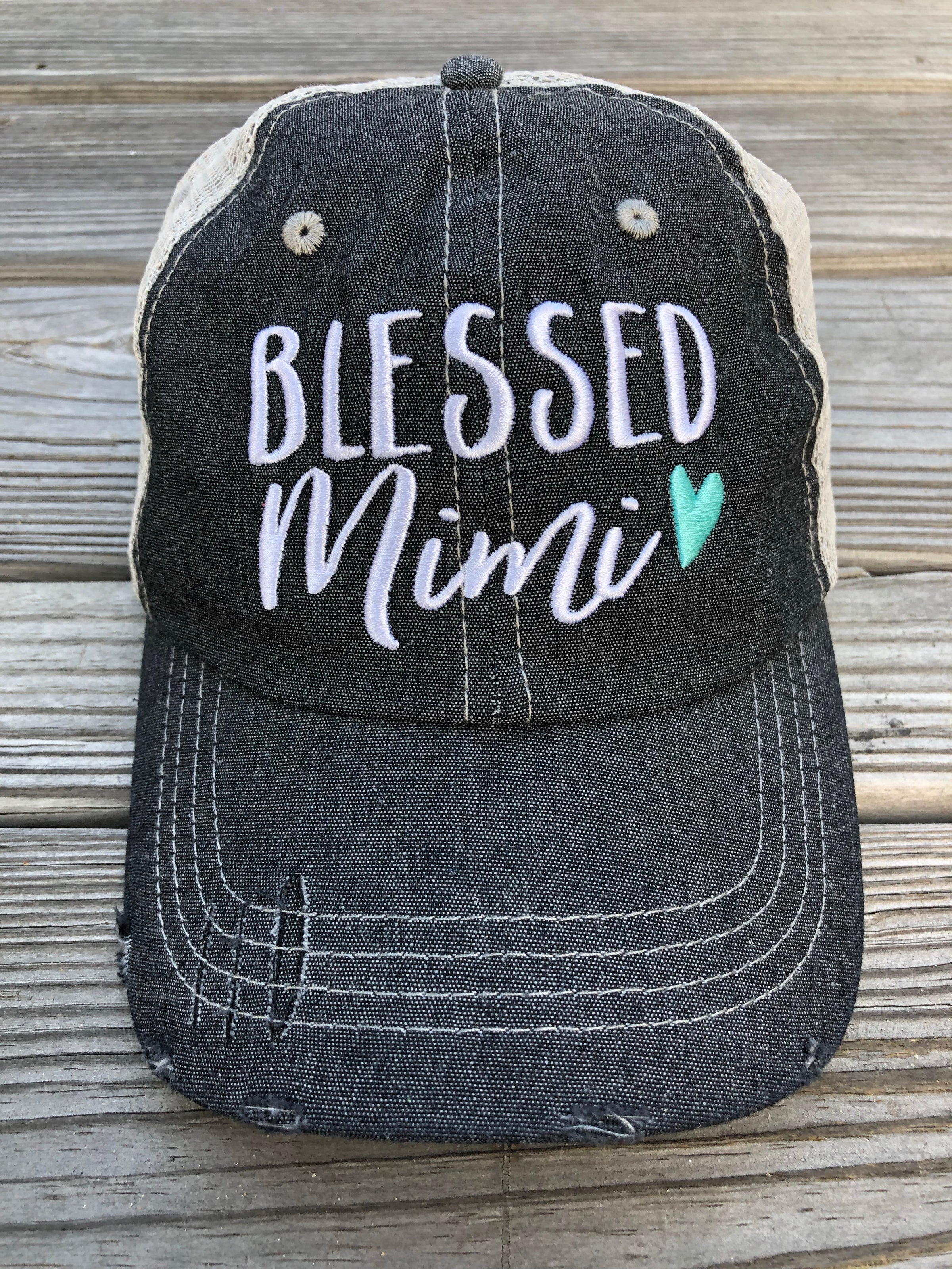 Blessed Mimi Embroidered Hat Cap